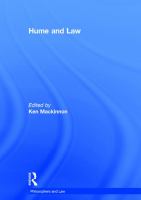 Hume and law /