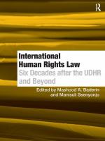 International human rights law : six decades after the UDHR and beyond /