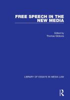 Free speech in the new media /