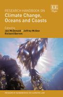 Research handbook on climate change, oceans and coasts /