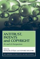 Antitrust, patents, and copyright : EU and US perspectives /