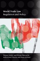 World trade law : text, materials and commentary /