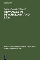 Advances in psychology and law : international contributions /
