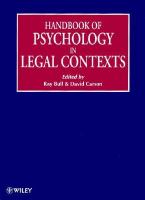 Handbook of psychology in legal contexts /