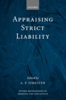 Appraising strict liability /