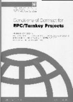 Conditions of contract for EPC/turnkey projects /