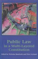 Public law in a multi-layered constitution /