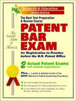 The best test preparation and review course, patent bar exam : for registration to practice before the U.S. Patent Office /