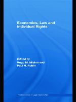 Economics, law and individual rights /