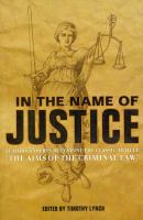 In the name of justice : leading experts reexamine the classic article "The aims of the criminal law" /
