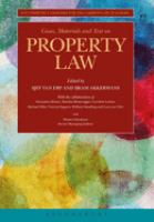 Cases, materials and text on national, supranational and international property law /