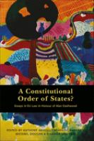 A constitutional order of states? : essays in EU law in honour of Alan Dashwood /