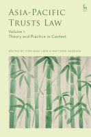 Asia-Pacific trusts law.