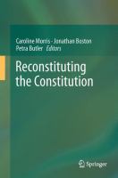 Reconstituting the constitution