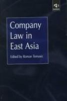 Company law in East Asia / edited by Roman Tomasic.