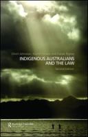 Indigenous Australians and the law /