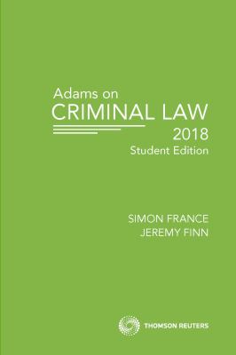 Adams on criminal law /