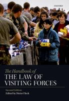 The handbook of the law of visiting forces /
