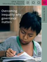 Overcoming inequality : why governance matters.