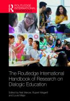 The Routledge international handbook of research on dialogic education /
