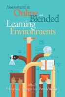 Assessment in online and blended learning environments /