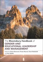 The Bloomsbury handbook of gender and educational leadership and management /