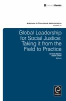 Global leadership for social justice taking it from the field to practice /