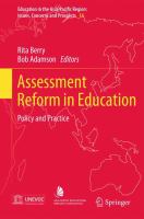 Assessment reform in education policy and practice /