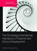 Routledge international handbook of teacher and school development /