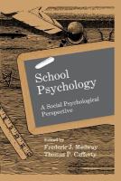 School psychology : a social psychological perspective /