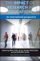 The impact of research in education an international perspective /