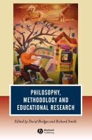 Philosophy, methodology and educational research /