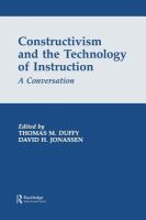 Constructivism and the technology of instruction : a conversation /