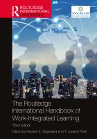 The Routledge international handbook of work-integrated learning /