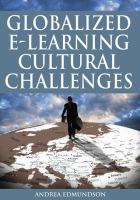 Globalized e-learning cultural challenges /