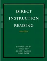 Direct instruction reading /