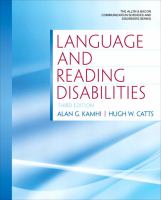 Language and reading disabilities /