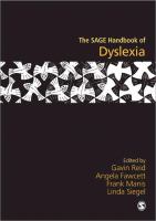The SAGE handbook of dyslexia /