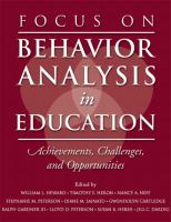 Focus on behavior analysis in education : achievements, challenges, and opportunities /