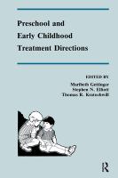 Preschool and early childhood treatment directions /