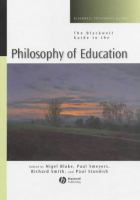 The Blackwell guide to the philosophy of education /
