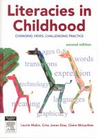 Literacies in childhood : changing views, challenging practice /