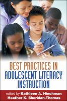 Best practices in adolescent literacy instruction /