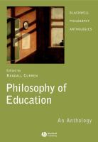 Philosophy of education : an anthology /