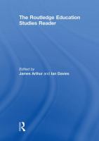 The Routledge education studies reader /