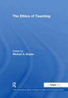 The ethics of teaching /