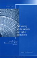 Advancing sustainability in higher education /