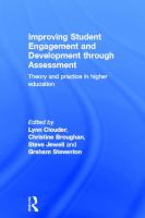 Improving student engagement and development through assessment : theory and practice in higher education /