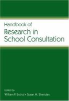 Handbook of research in school consultation /