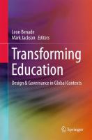 Transforming education : design & governance in global contexts /